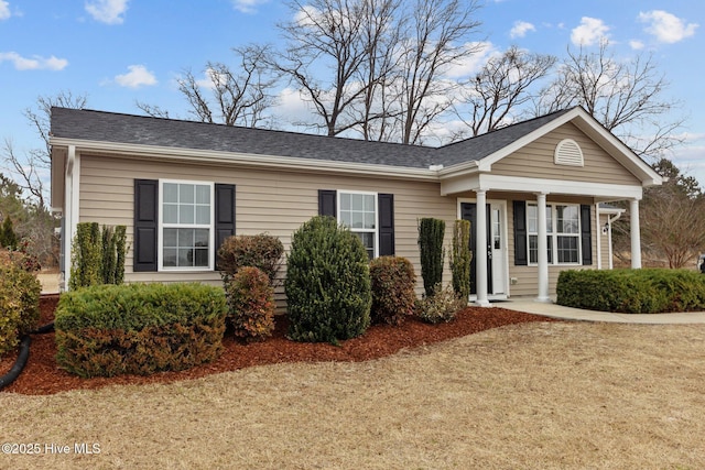 view of front of home