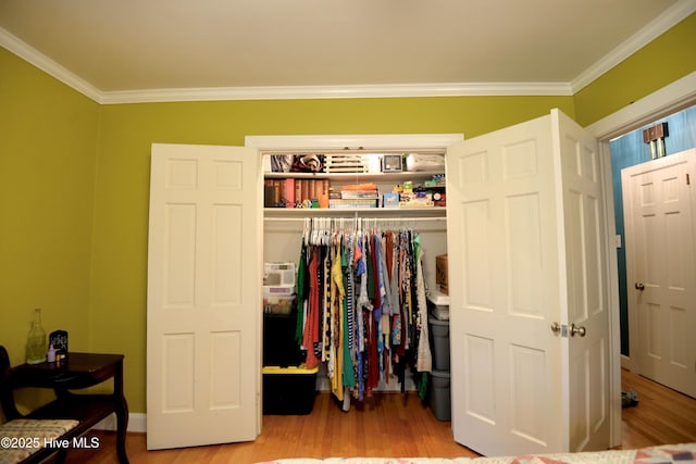 view of closet