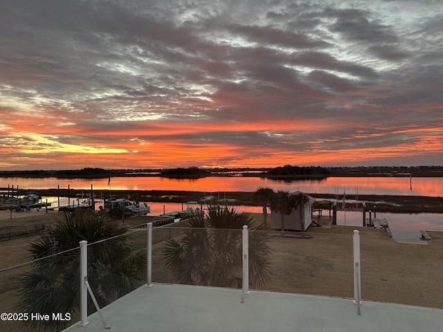 property view of water