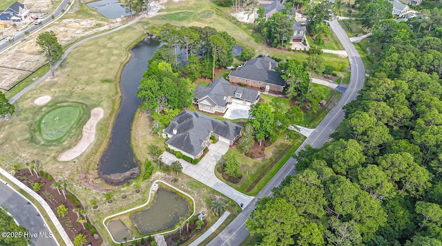 234 Crooked Gulley Cir, Sunset Beach, NC 28468 - aerial view of property and surrounding area with a nearby body of water and a local golf course