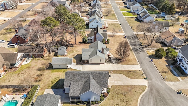 birds eye view of property featuring a residential view