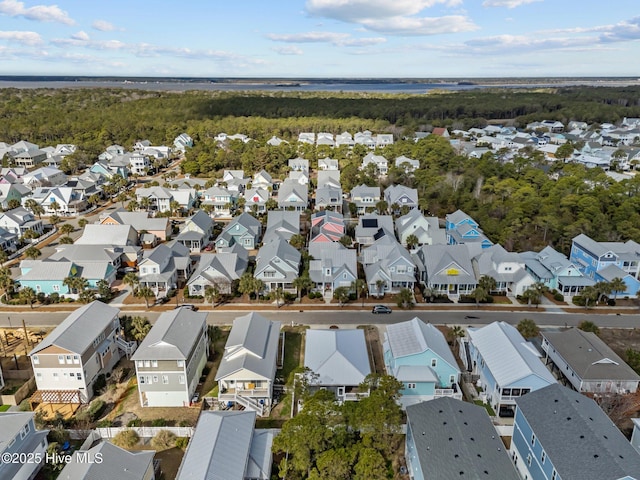 drone / aerial view featuring a residential view