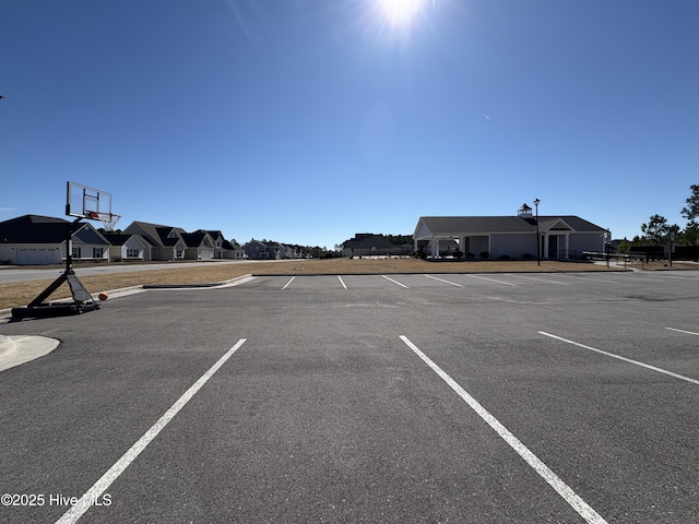 view of uncovered parking lot