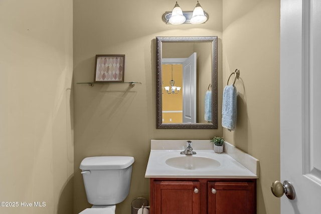 1036 Tideline Dr, Leland, NC 28451 - bathroom featuring vanity and toilet
