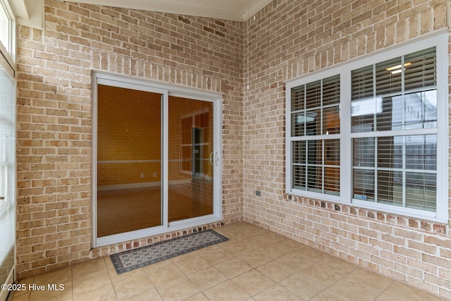 1036 Tideline Dr, Leland, NC 28451 - view of exterior entry featuring brick siding
