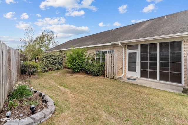 1036 Tideline Dr, Leland, NC 28451 - view of fenced backyard