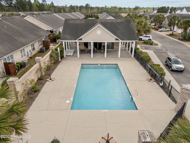 1036 Tideline Dr, Leland, NC 28451 - view of swimming pool featuring a patio