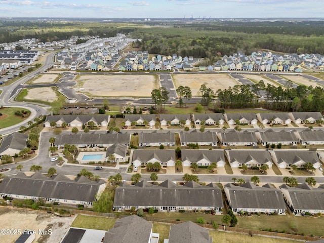 1036 Tideline Dr, Leland, NC 28451 - aerial overview of property's location featuring nearby suburban area