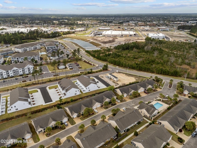 1036 Tideline Dr, Leland, NC 28451 - aerial view of property and surrounding area featuring nearby suburban area