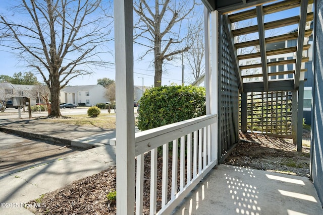 exterior space featuring a residential view