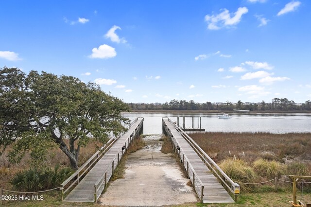 1611 Gores Landing Rd SW ., Unit Ocean Isle Beach, NC 28469 - view of dock with a water view