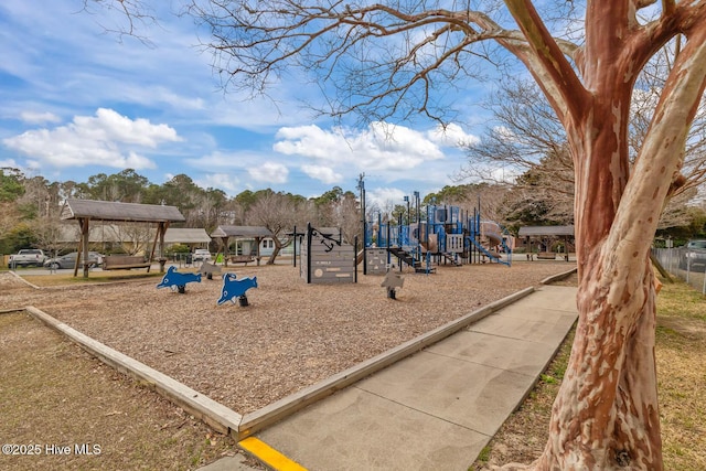 view of community play area