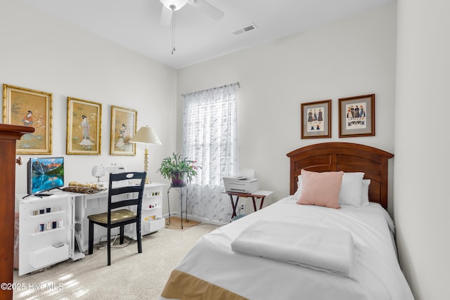 400 Frida Rd, New Bern, NC 28560 - bedroom featuring carpet floors and ceiling fan
