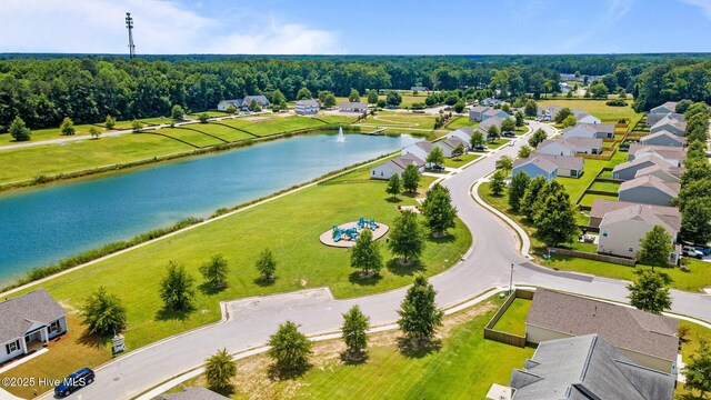 400 Frida Rd, New Bern, NC 28560 - aerial view of residential area featuring a large body of water