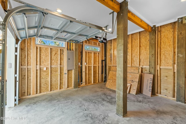 7105 E Yacht Dr, Oak Island, NC 28465 - interior space with electric panel and a garage