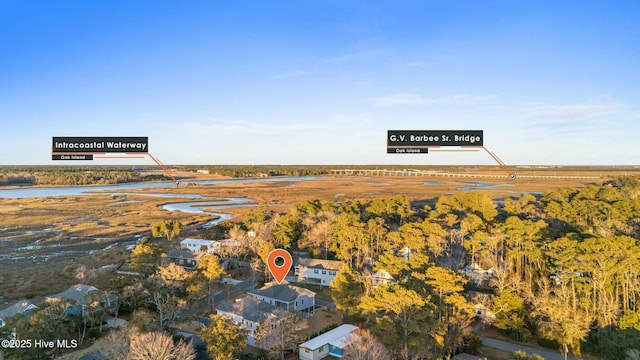 7105 E Yacht Dr, Oak Island, NC 28465 - view of property location featuring a nearby body of water