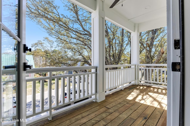 view of deck