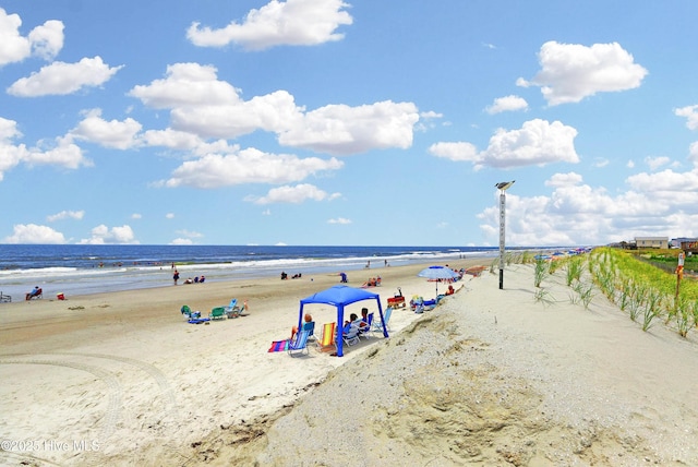 water view with a beach view