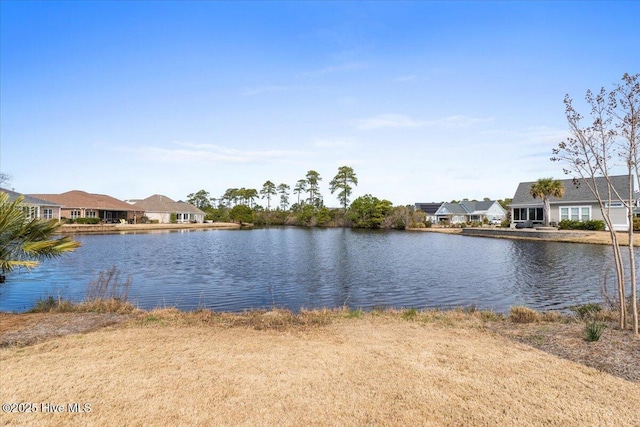 water view featuring a residential view