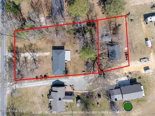 13596 Hobbton Hwy, Newton Grove, NC 28366 - aerial view of property and surrounding area with property boundaries highlighted