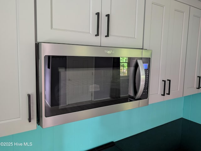 13596 Hobbton Hwy, Newton Grove, NC 28366 - kitchen view of stainless steel microwave