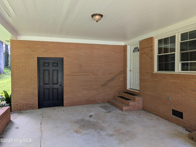 13596 Hobbton Hwy, Newton Grove, NC 28366 - entrance to property with brick siding