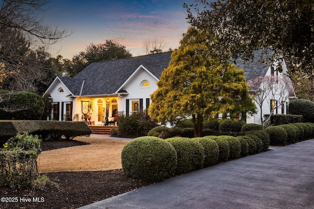 view of front of property