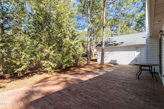 view of patio / terrace featuring a deck