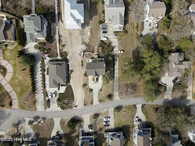 bird's eye view featuring a residential view