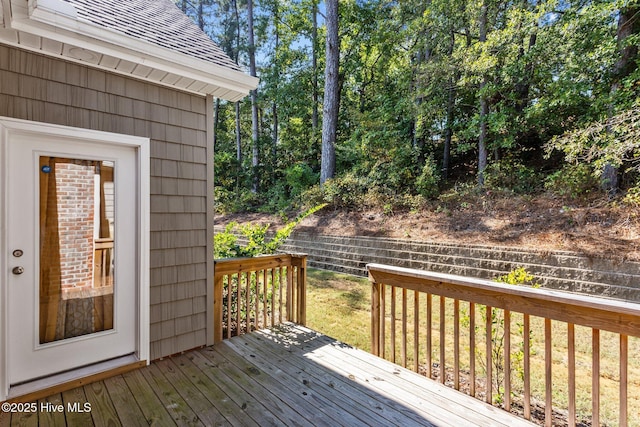 view of deck
