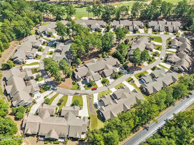 birds eye view of property featuring a residential view