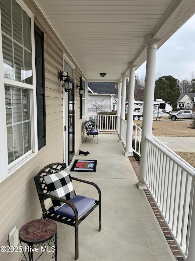 6725 Hemlock Ct, Sims, NC 27880 - view of patio with a porch