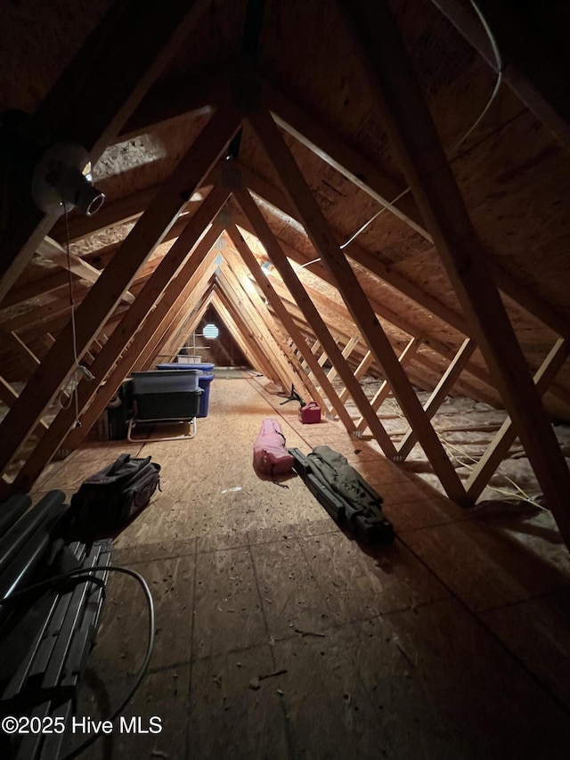 6725 Hemlock Ct, Sims, NC 27880 - view of unfinished attic