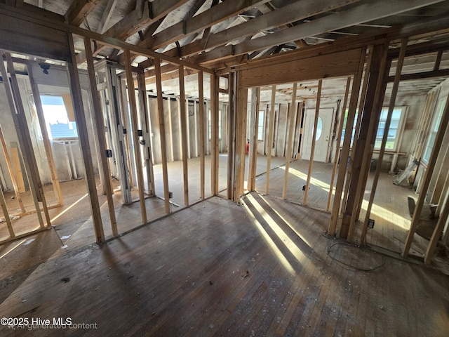misc room featuring hardwood / wood-style floors