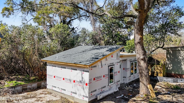 view of outdoor structure