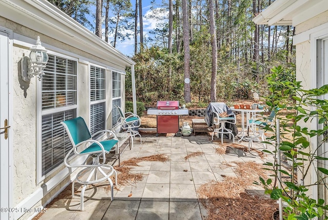 view of patio / terrace with grilling area