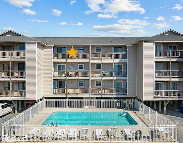 pool with fence