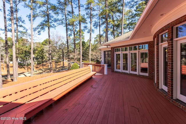 view of deck