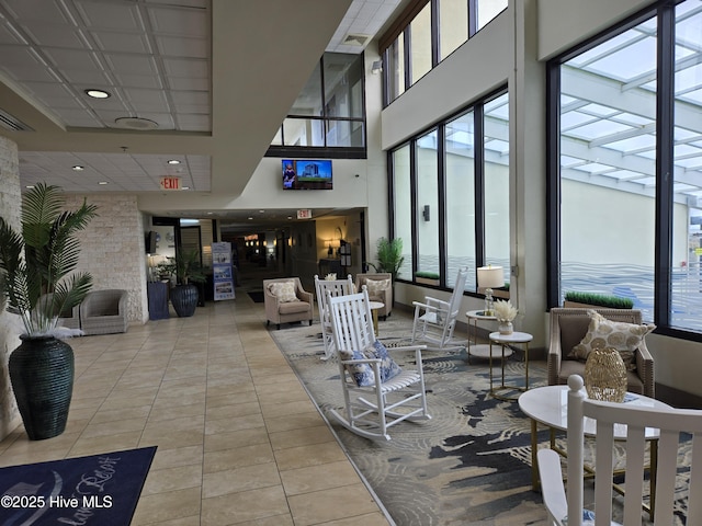 view of community lobby