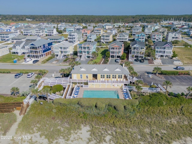 drone / aerial view featuring a residential view