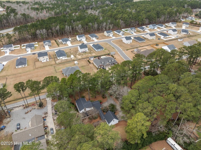 aerial view featuring a residential view