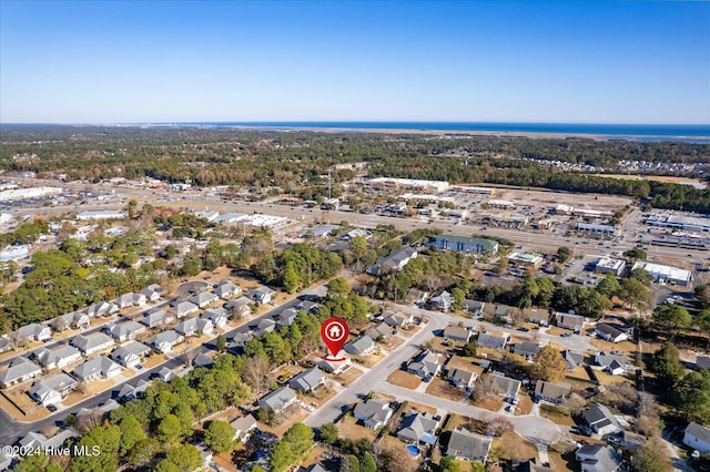 birds eye view of property featuring a residential view