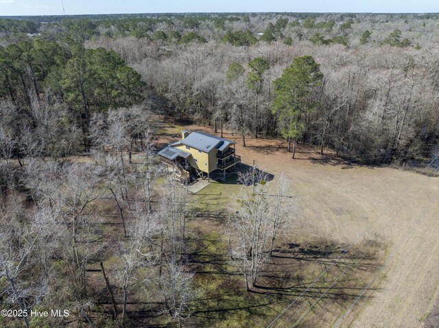 aerial view with a view of trees