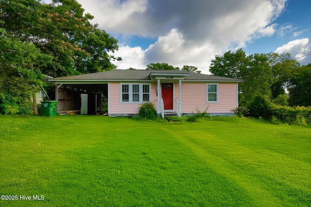 2209 Barnett Ave, Wilmington, NC 28403 - view of front of home with a front lawn