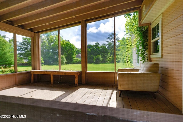 2209 Barnett Ave, Wilmington, NC 28403 - unfurnished sunroom featuring view of scattered trees