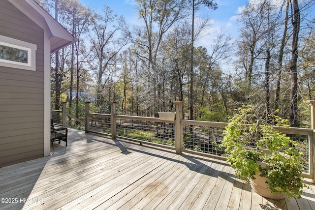 view of deck