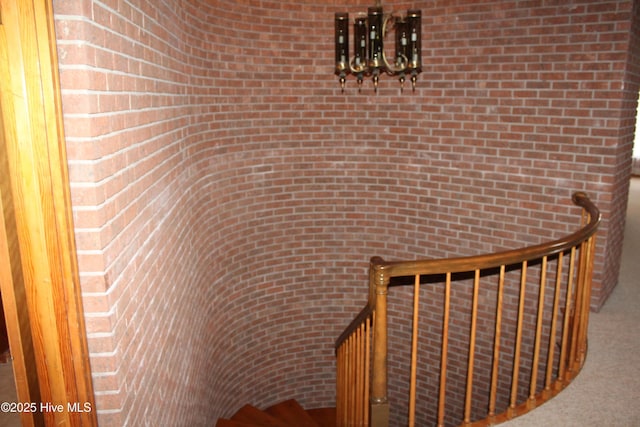 view of staircase