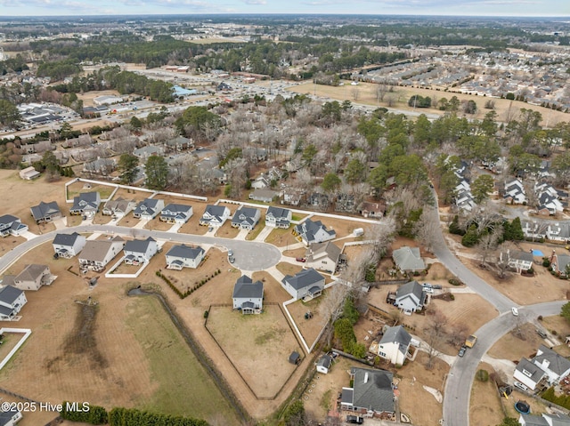 birds eye view of property featuring a residential view