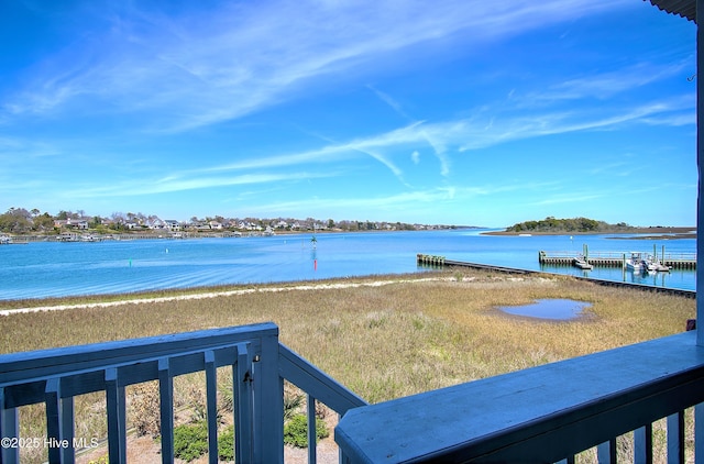 property view of water