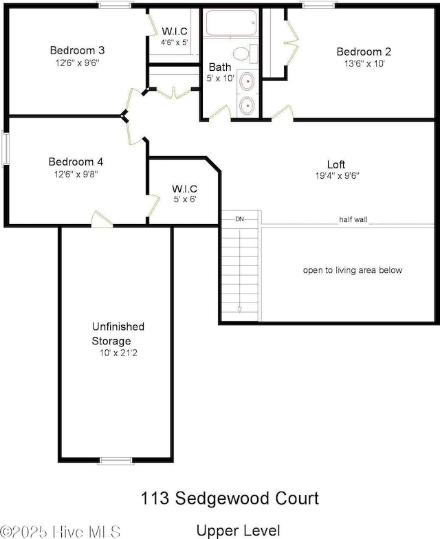 113 Sedgewood Ct, Aberdeen, NC 28315 - floor plan
